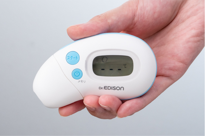 Dr.EDISON ドクターエジソンの体温計 さっと測れる2way体温計